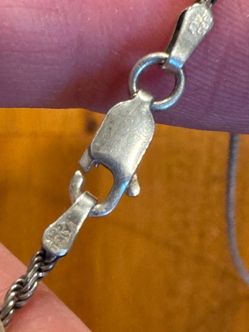 💥 For Traci! Navajo Artisan Steve Francisco 925 Turquoise Inlay Pendant Necklace - Picture 11 of 16